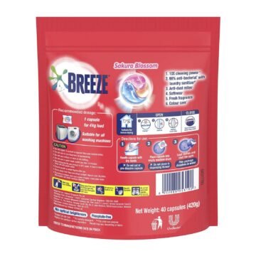 Breeze 3In1 Capsules Sakura Blossom 40s