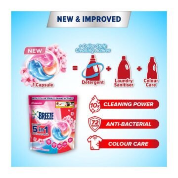 Breeze 3In1 Capsules Sakura Blossom 40s