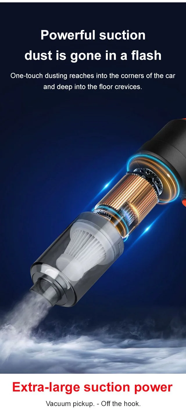 The price of the wireless car vacuum cleaner is reduced by 50%. Limited to 1,000 pieces. If you miss it today, you will have to wait another year.