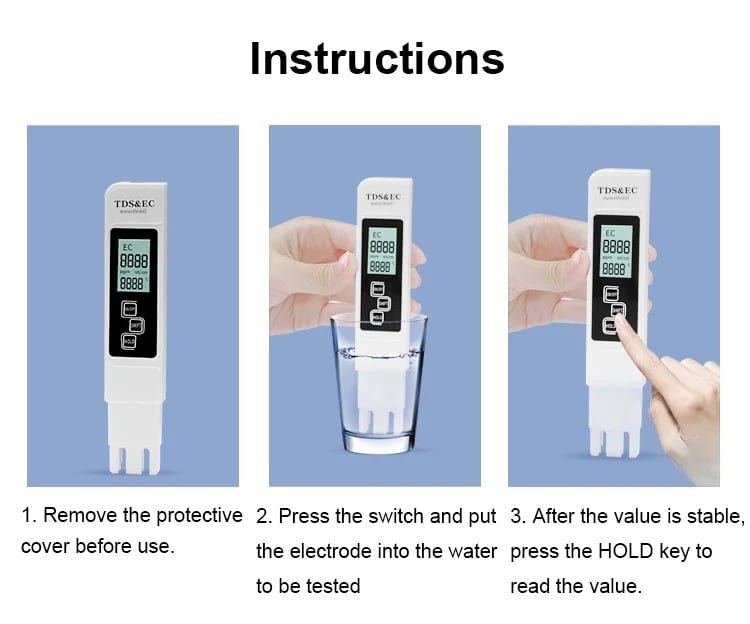 2024 Hot Sale 49% OFF TDS Meter Digital Water Quality Tester